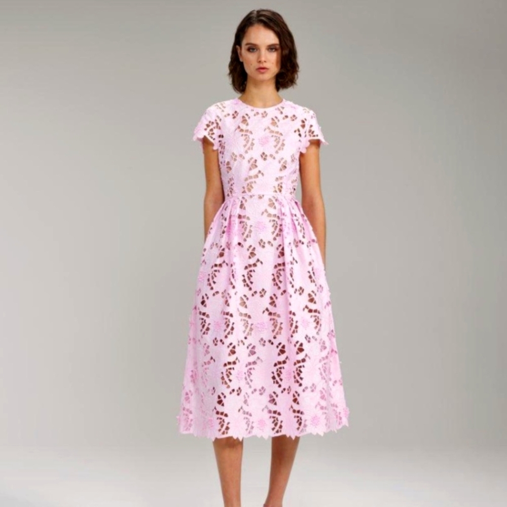 Self-Portrait Peony Midi Dress